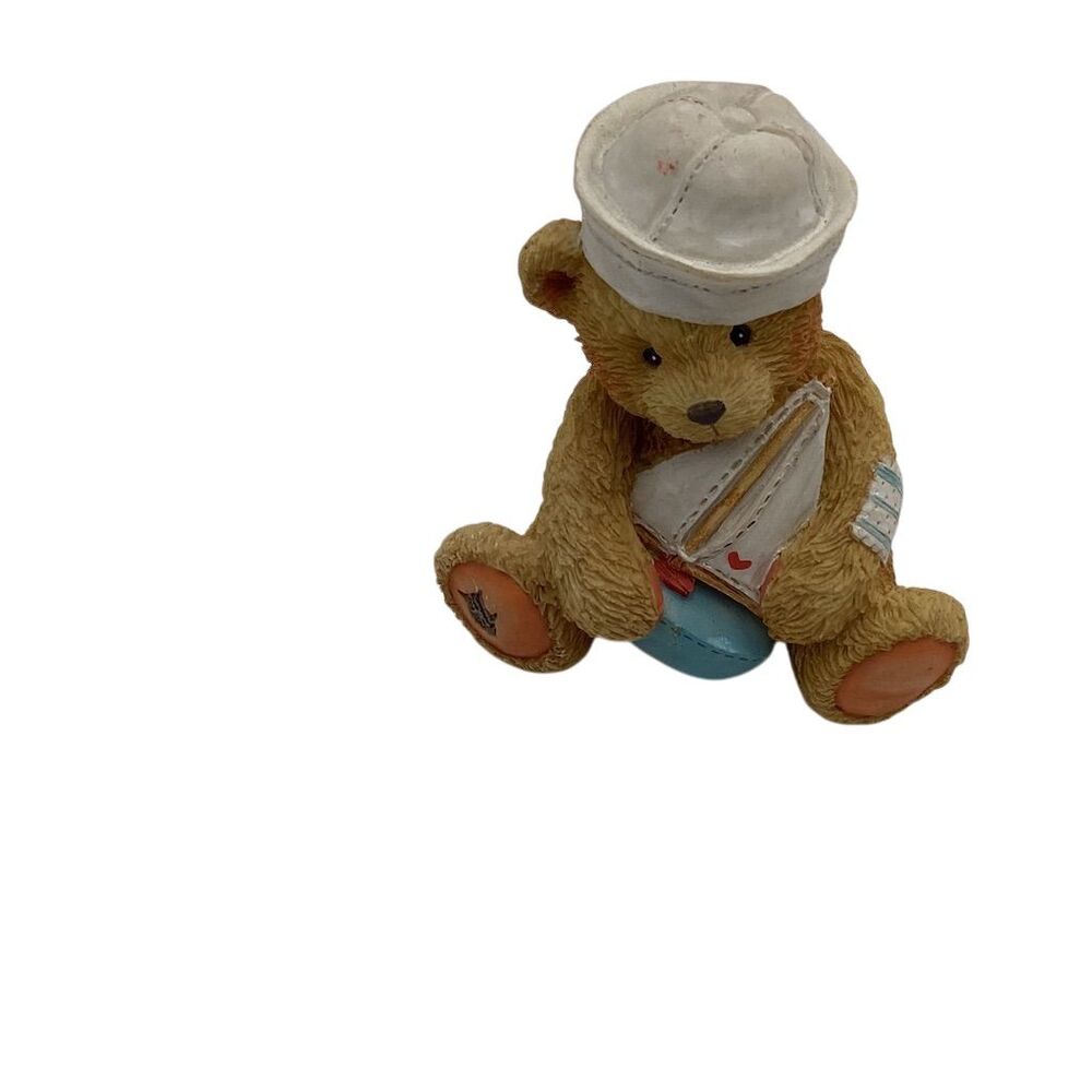 Cherished Teddies Jonathan Nautical Sailor Figurine 3" 1992 Original
